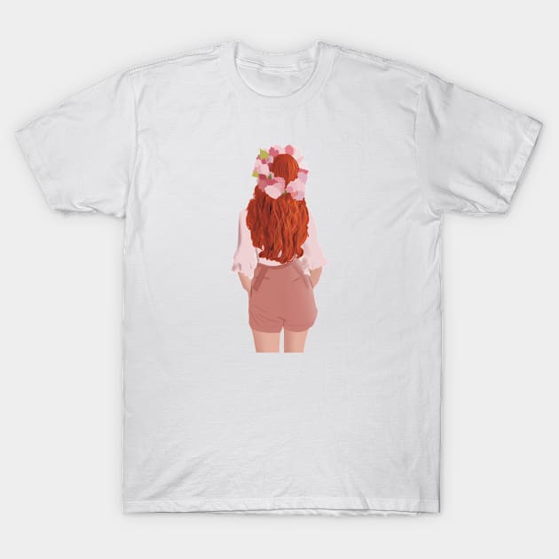 Ginger Girl T-Shirt by piscoletters